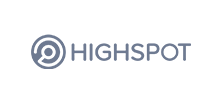 Highspot dark grey logo
