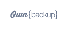 Ownbackup dark grey logo