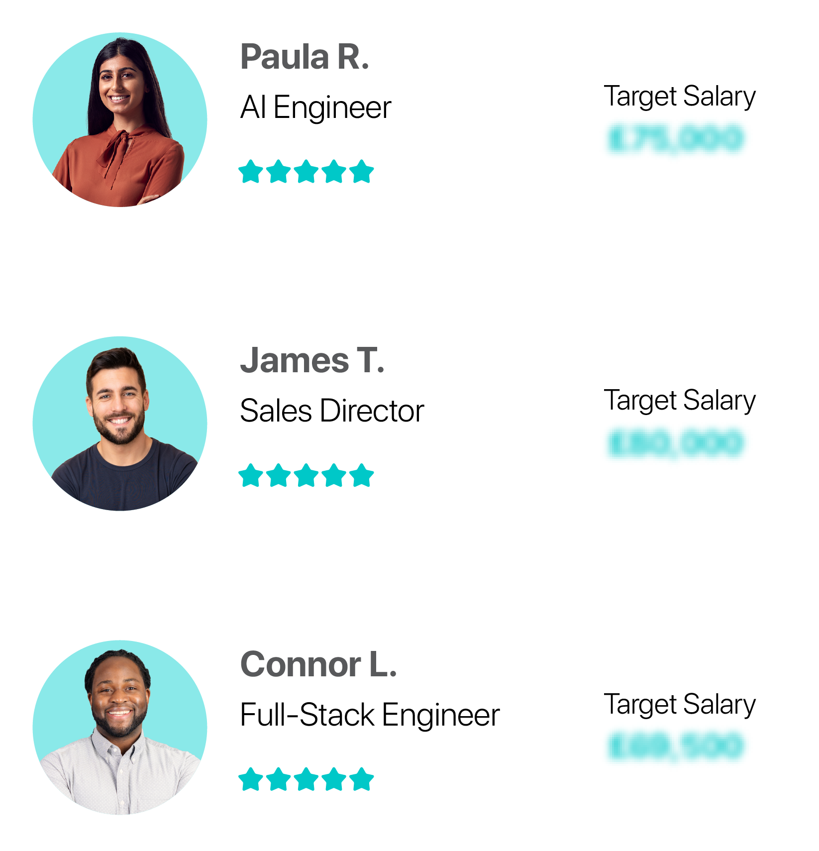SM1245 UK Tech Salary Guide Candidate Cards