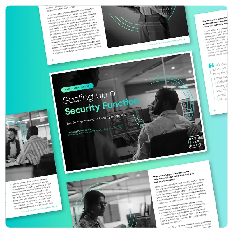 Scaling up a Security Function_Landing Page